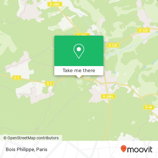 Mapa Bois Philippe