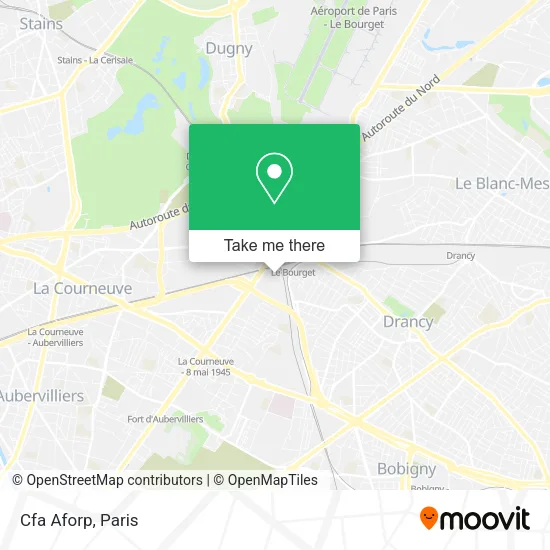 Cfa Aforp map