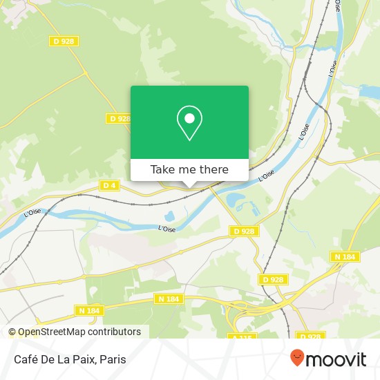 Mapa Café De La Paix