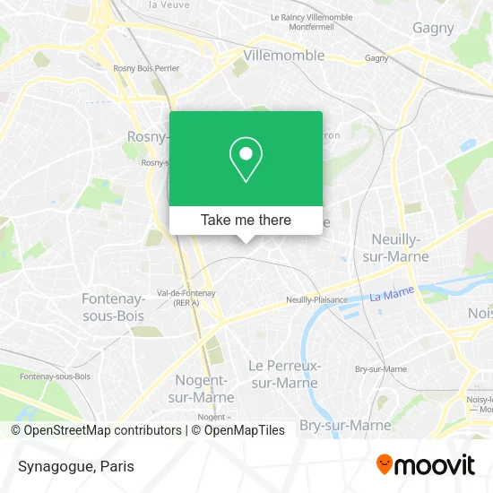 Synagogue map