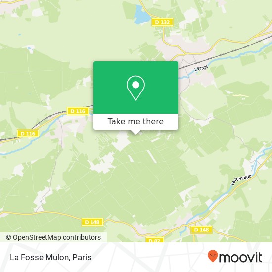 La Fosse Mulon map