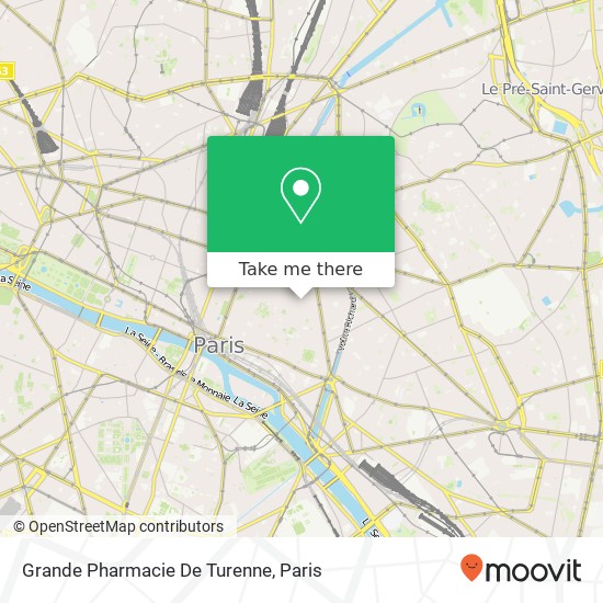 Grande Pharmacie De Turenne map