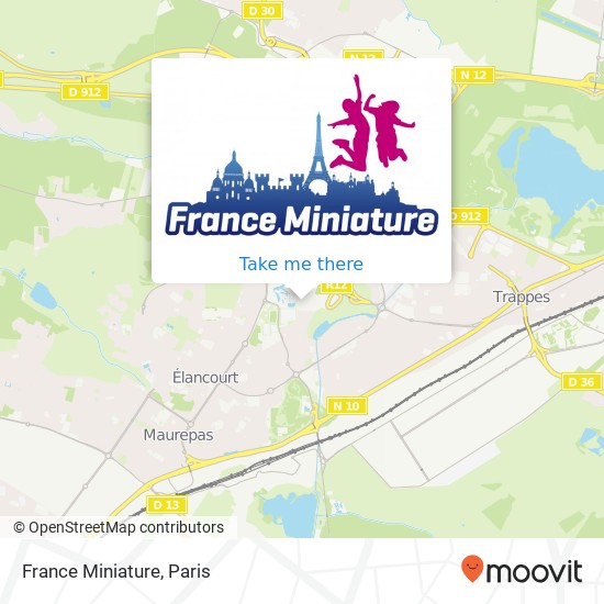 France Miniature map