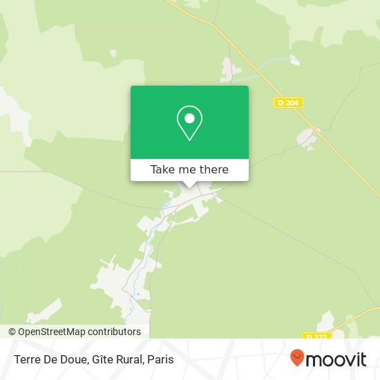 Terre De Doue, Gîte Rural map