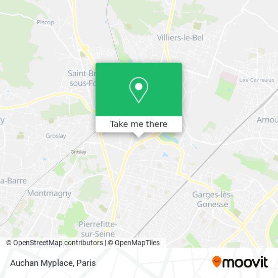 Auchan Myplace map