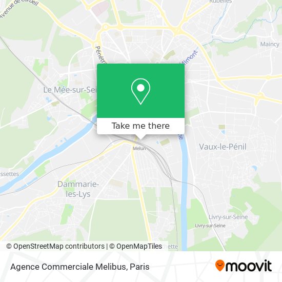 Mapa Agence Commerciale Melibus