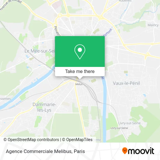 Agence Commerciale Melibus map