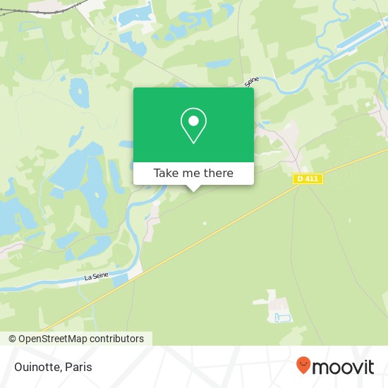 Mapa Ouinotte