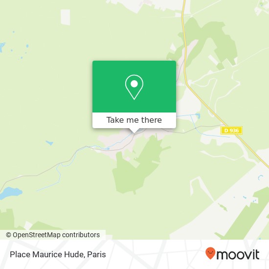 Mapa Place Maurice Hude