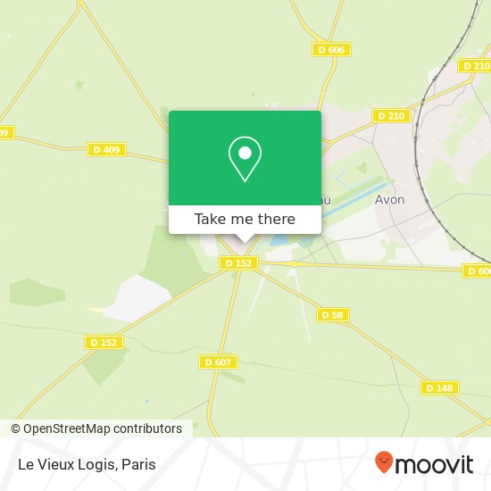 Mapa Le Vieux Logis