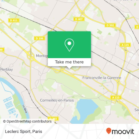 Leclerc Sport map