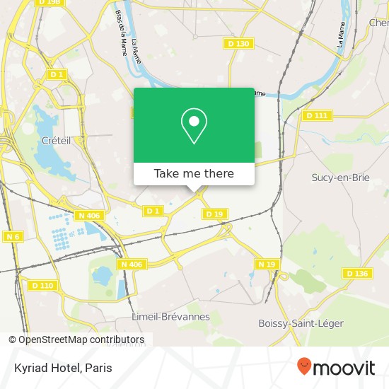 Kyriad Hotel map