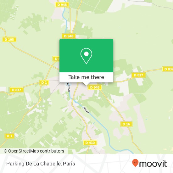 Mapa Parking De La Chapelle