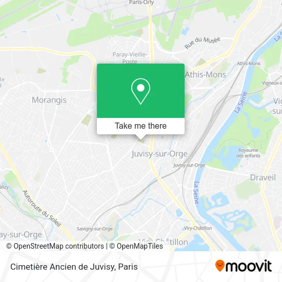 Cimetière Ancien de Juvisy map