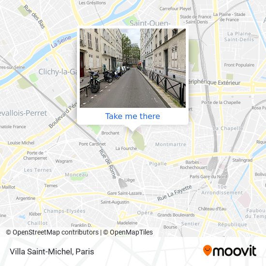 Villa Saint-Michel map
