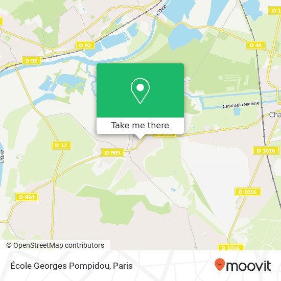 École Georges Pompidou map