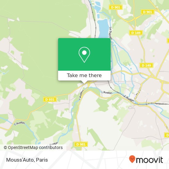 Mouss'Auto map