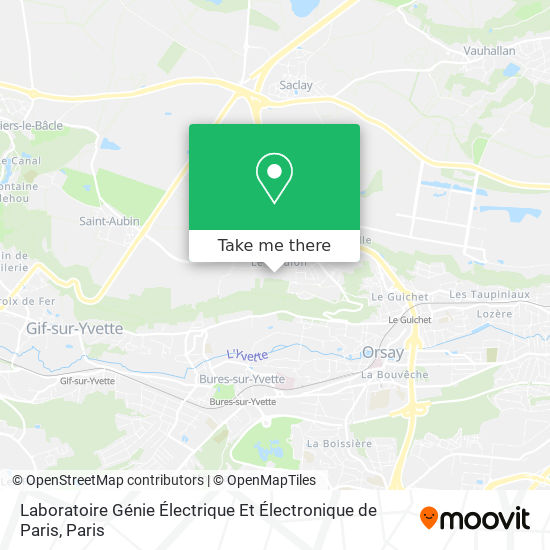 Laboratoire Génie Électrique Et Électronique de Paris map