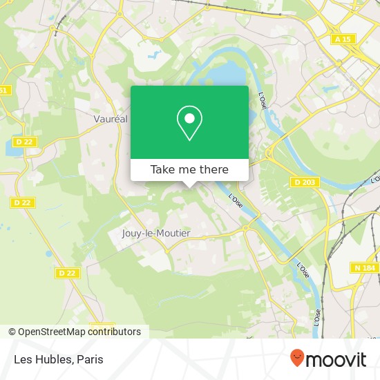 Les Hubles map