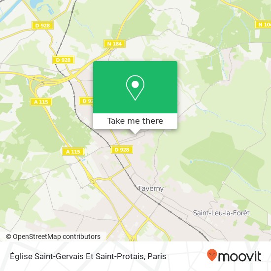 Église Saint-Gervais Et Saint-Protais map