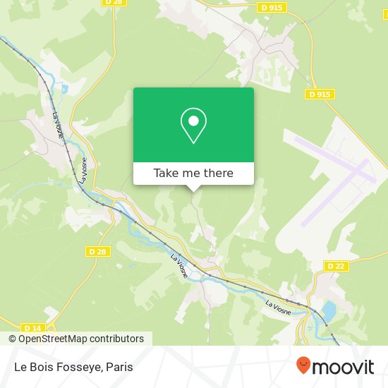 Le Bois Fosseye map