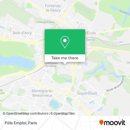 Pôle Emploi map