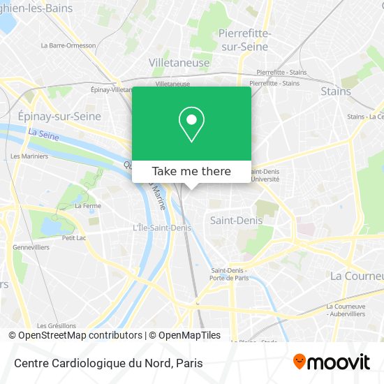 Centre Cardiologique du Nord map