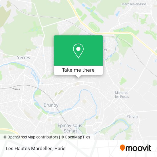 Les Hautes Mardelles map