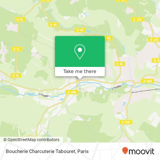 Mapa Boucherie Charcuterie Tabouret