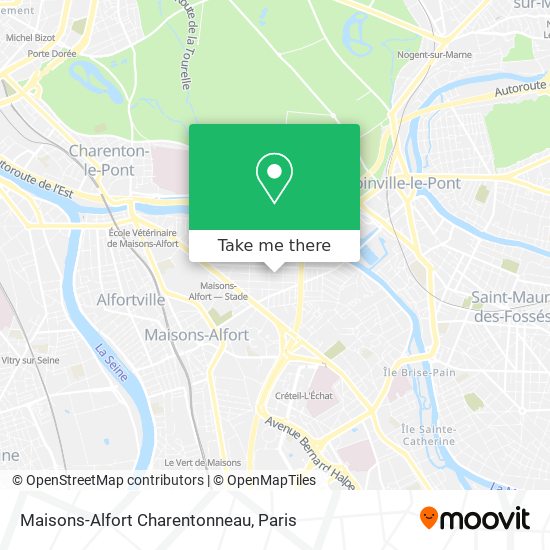 Maisons-Alfort Charentonneau map