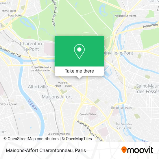 Maisons-Alfort Charentonneau map