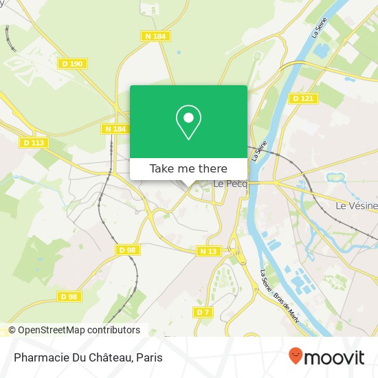 Pharmacie Du Château map