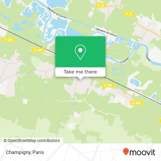 Champigny map
