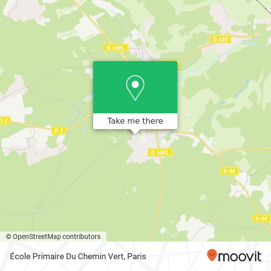 École Primaire Du Chemin Vert map