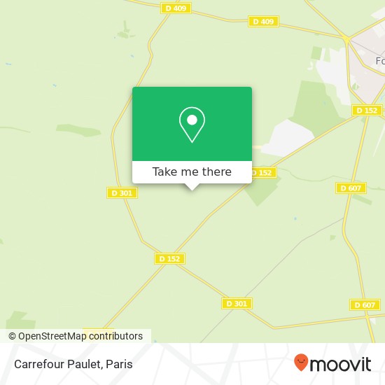 Carrefour Paulet map