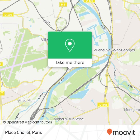 Place Chollet map