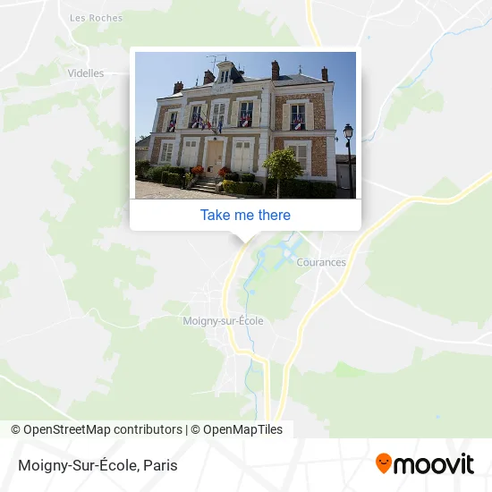 Moigny-Sur-École map