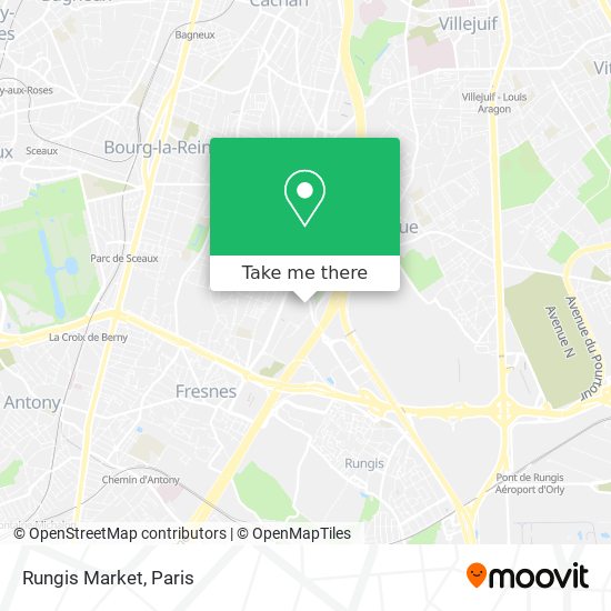 Rungis Market map