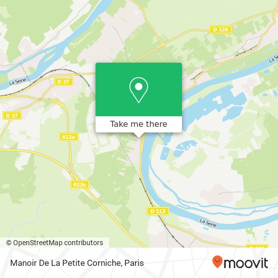 Mapa Manoir De La Petite Corniche