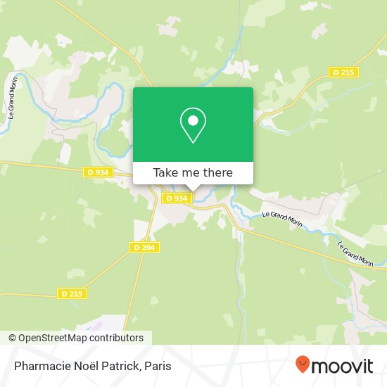 Pharmacie Noël Patrick map
