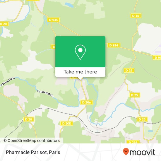 Pharmacie Parisot map