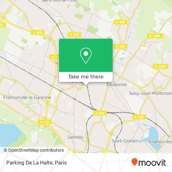 Mapa Parking De La Halte