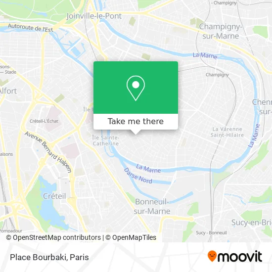 Place Bourbaki map