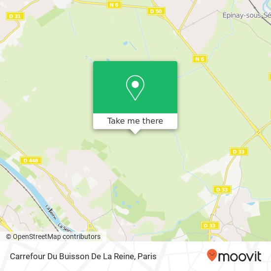 Carrefour Du Buisson De La Reine map