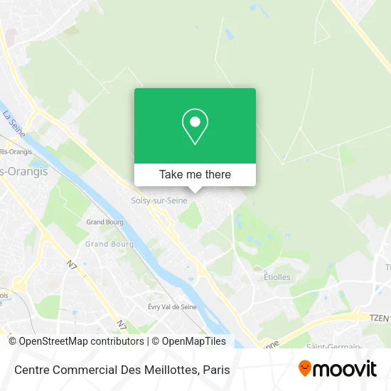 Centre Commercial Des Meillottes map