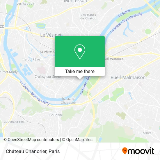 Château Chanorier map