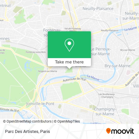 Parc Des Artistes map