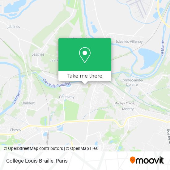 Mapa Collège Louis Braille