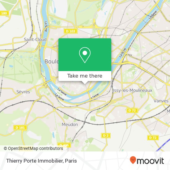 Thierry Porte Immobilier map