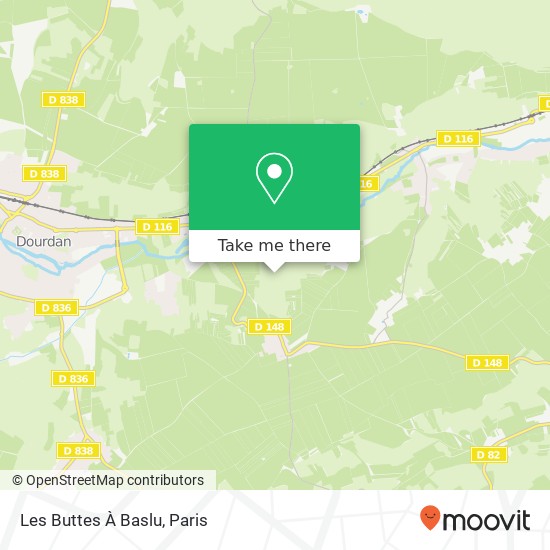 Les Buttes À Baslu map